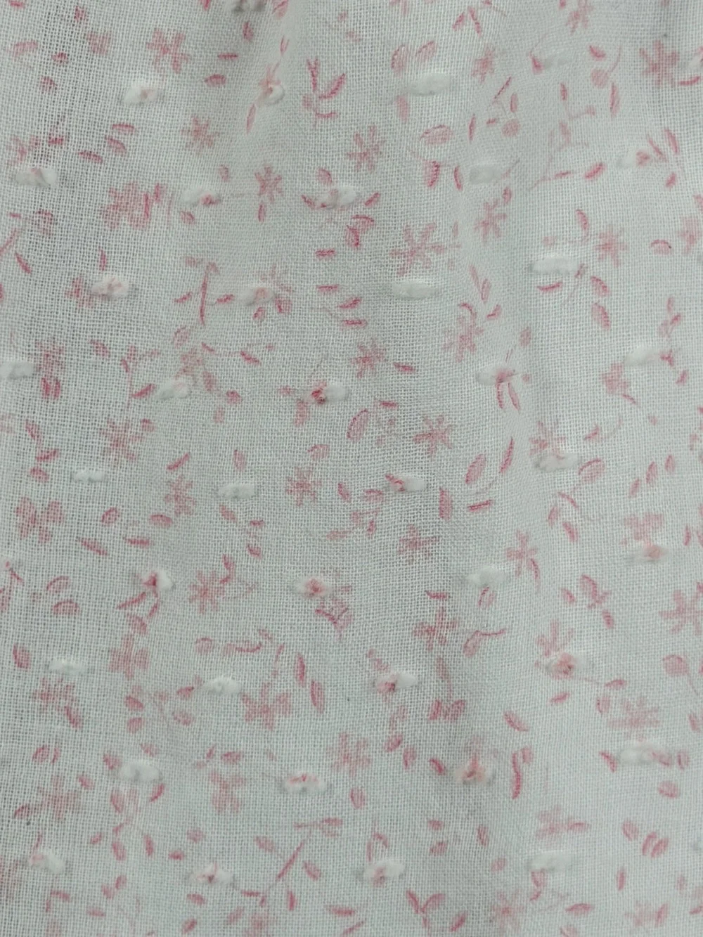 LULI & ME Swiss Dot Back Bow Dress with Pink Floral Print - 12M